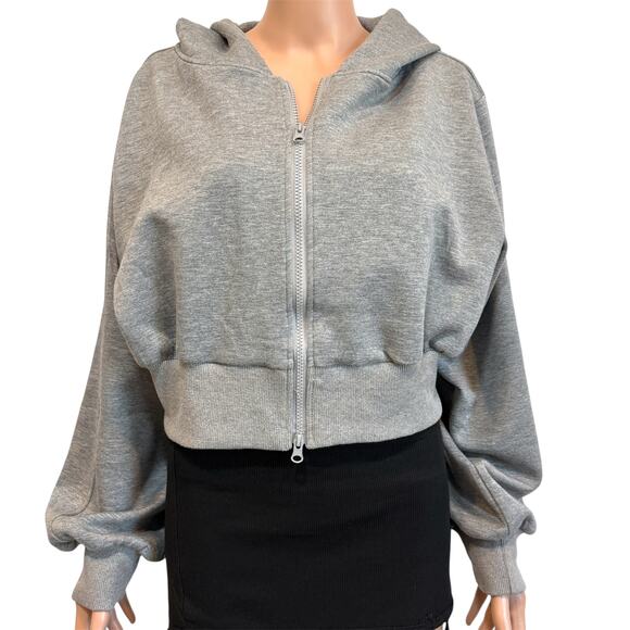 Commense large cropped hoodie sweatshirt double zip SP 2674 - Picture 13 of 13